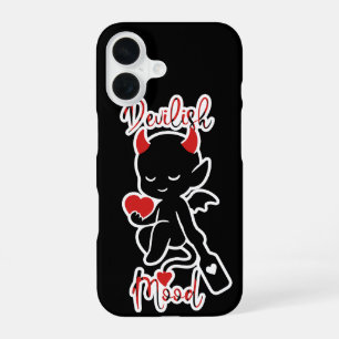 Little Devil Baddie Love Paddle "Devilish Mood" iPhone 16 Case