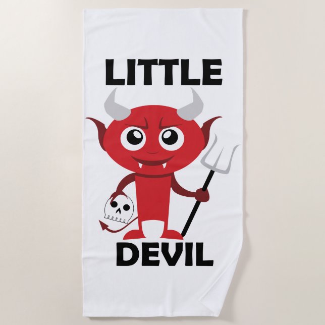 Little Devil - Beach Towel (Front)