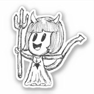 Little Devil Girl Sketch