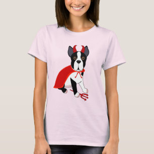 Little Devil Halloween Dog T-Shirt