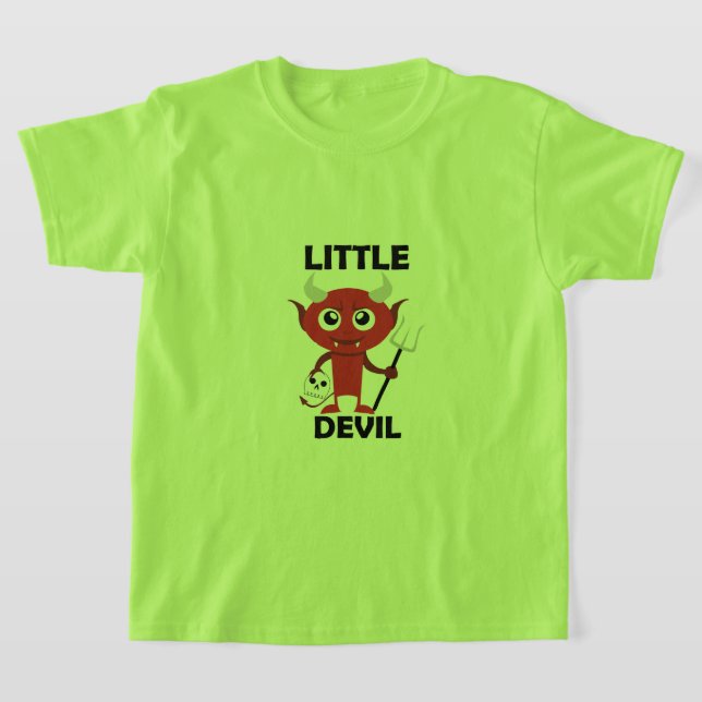 Little Devil - Kids' Basic T-Shirt (Laydown)
