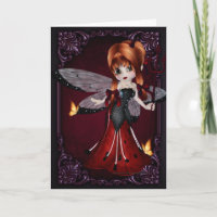 Little Devil Ladybug Design 3 Greeting Card