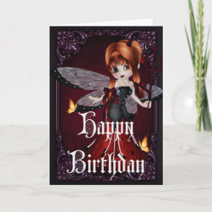 Little Devil Ladybug Design 3b Happy Birthday Card