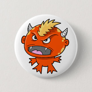 Little Devil Monster Beast  Button