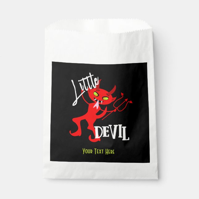 Little Devil One Hell Of A Party Celebration Favour Bags (Front)