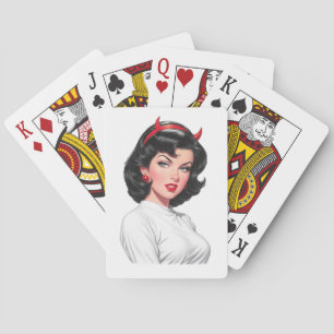 Little Devil Playing Cards