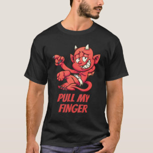 Little Devil Says Pull My Finger T-Shirt