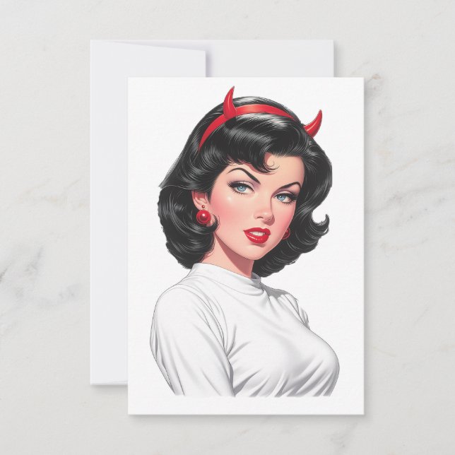 Little Devil Thank You Card (Front)