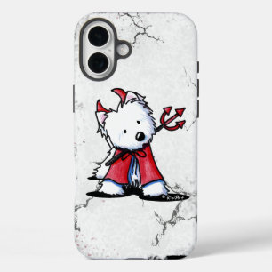Little Devil Westie Dog  iPhone 16 Plus Case