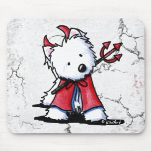 Little Devil Westie Mouse Mat