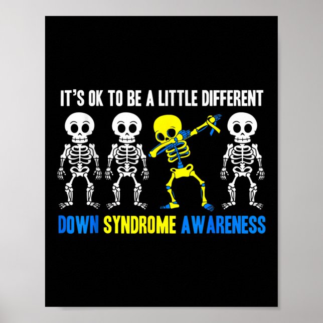 Little Different Down Syndrome Awareness March 21  Poster (Front)