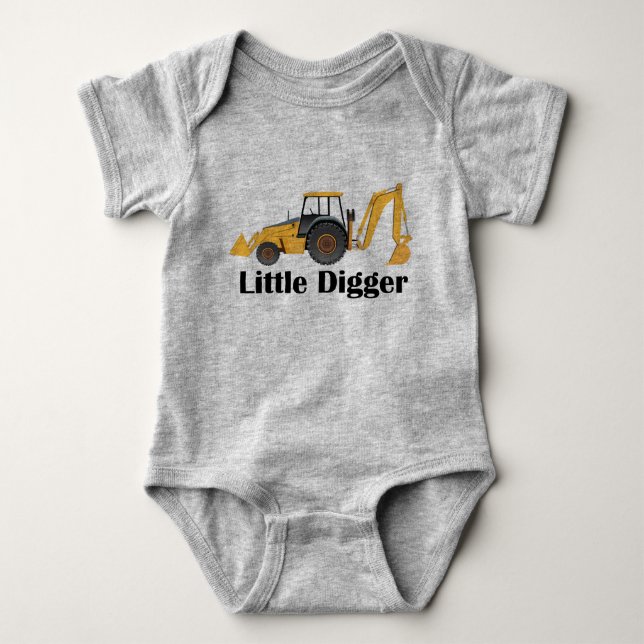 Little Digger - Baby Jersey Bodysuit (Front)