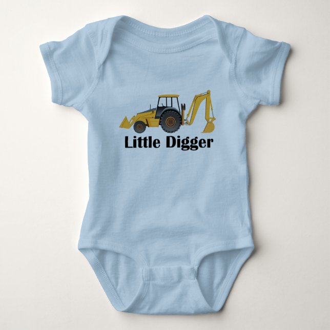 Little Digger - Baby Jersey Bodysuit (Front)