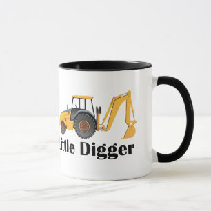 Little Digger - Black 11 oz Ringer Mug Mug