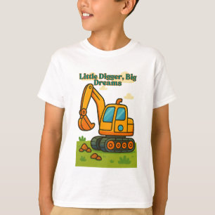 Little Digger T-Shirt for Kids – Cute Cartoon