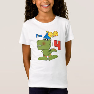 Little Dino 4th Birthday Tshirts and Gifts