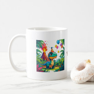 Little Dino, Big Dreams – Editable Dinosaur Mug