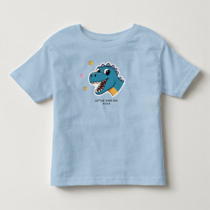 Little Dino Big Roar Funny Kids Dinosaur Shirt