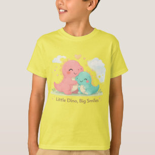 Little Dino, Big Smiles – Cute Dinosaur Love Illus T-Shirt