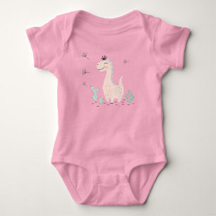 Little Dino Delight Baby Bodysuit
