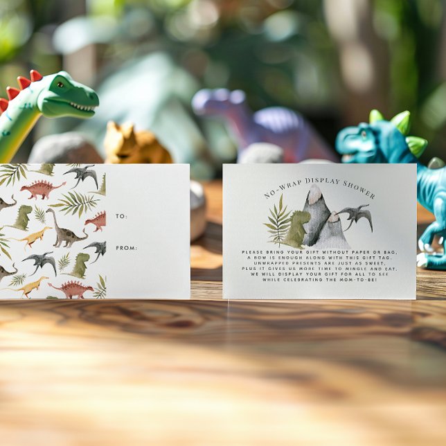 Little Dinosaur | Display Shower Invitation Insert (Creator Uploaded)