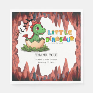 Little Dinosaur Is on the Way Napkin