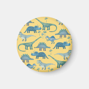 Little Dinosaurs Yellow Magnet