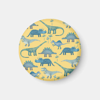 Little Dinosaurs Yellow Magnet
