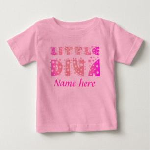 Little Diva (1), Name here Baby T-Shirt