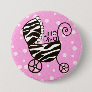 "Little Diva" Baby Buttons