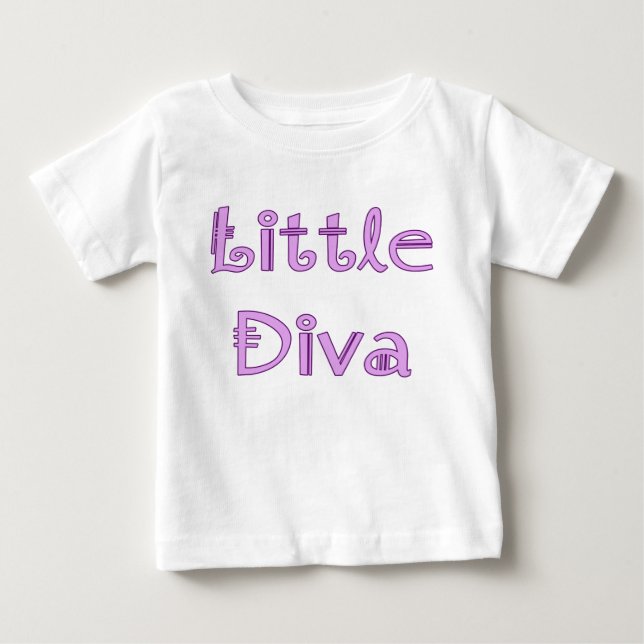 Little Diva Baby T-Shirt (Front)