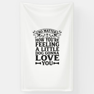 Little Dog Love You Vintage Typography Design_1 Banner