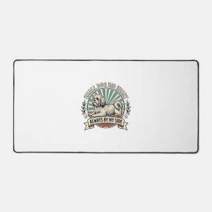 Little Dog Lover Shirt Vintage Engraved Companion Desk Mat