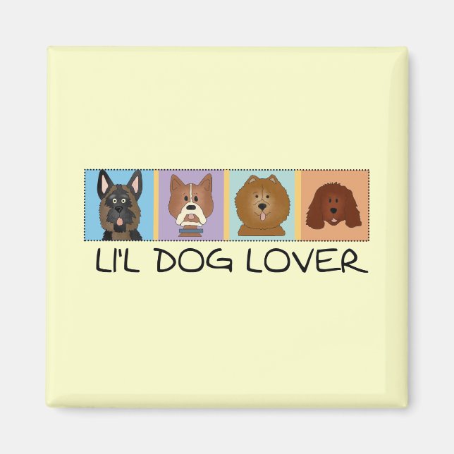 Little Dog Lover Tshirts and Gifts Magnet (Front)