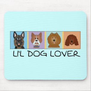 Little Dog Lover Tshirts and Gifts Mouse Mat