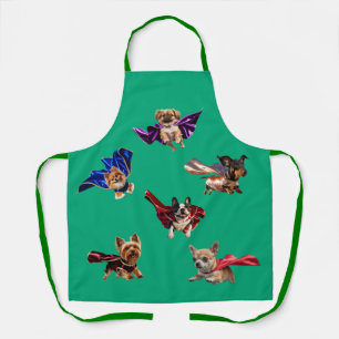 Little Dog Superhero Apron