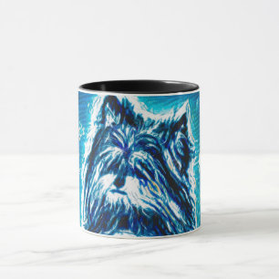 Little Doggy in blue Mug