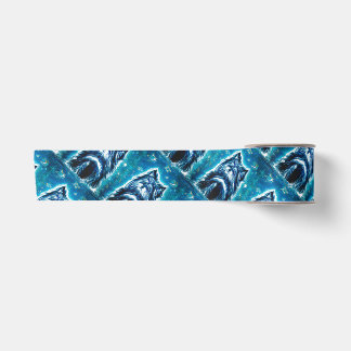 Little Doggy in blue Satin Ribbon