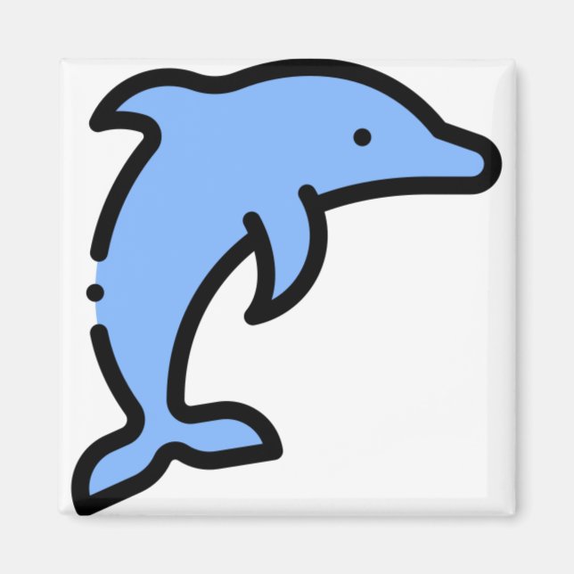 Little Dolphin Magnet (Front)