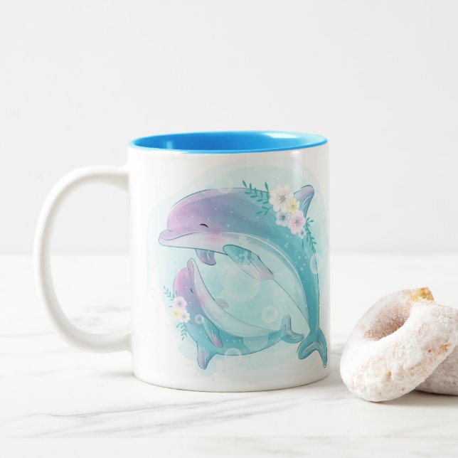 Little Dolphin Mug (With Donut)