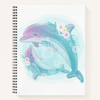 Little Dolphin Spiral Notebook