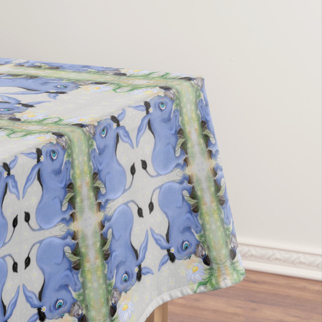 Little Donkey and Daisy - Sweet Tablecloth (In Situ)