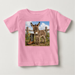 Little Donkey, Big Ears – Cute Baby Donkey T-Shirt