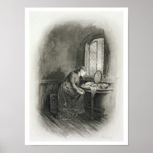 Little Dorrit, from 'Charles Dickens: A Gossip abo Poster