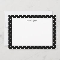 Little Dots Black and White Personalised