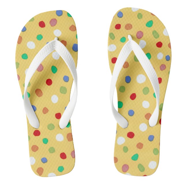 Little Dots Flip Flops (Footbed)