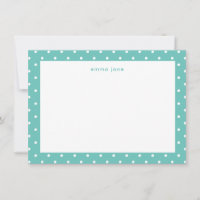 Little Dots Mint Green Personalised