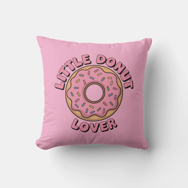 Little Doughnut Lover | Kids Cushion (Front)
