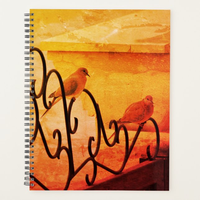 Little Doves Notebook Planner (Front)