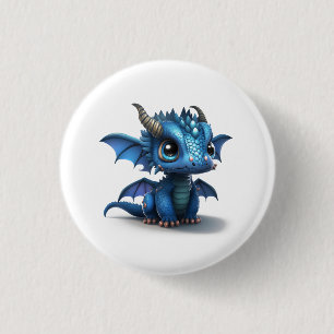 Little Dragon 3 Cm Round Badge